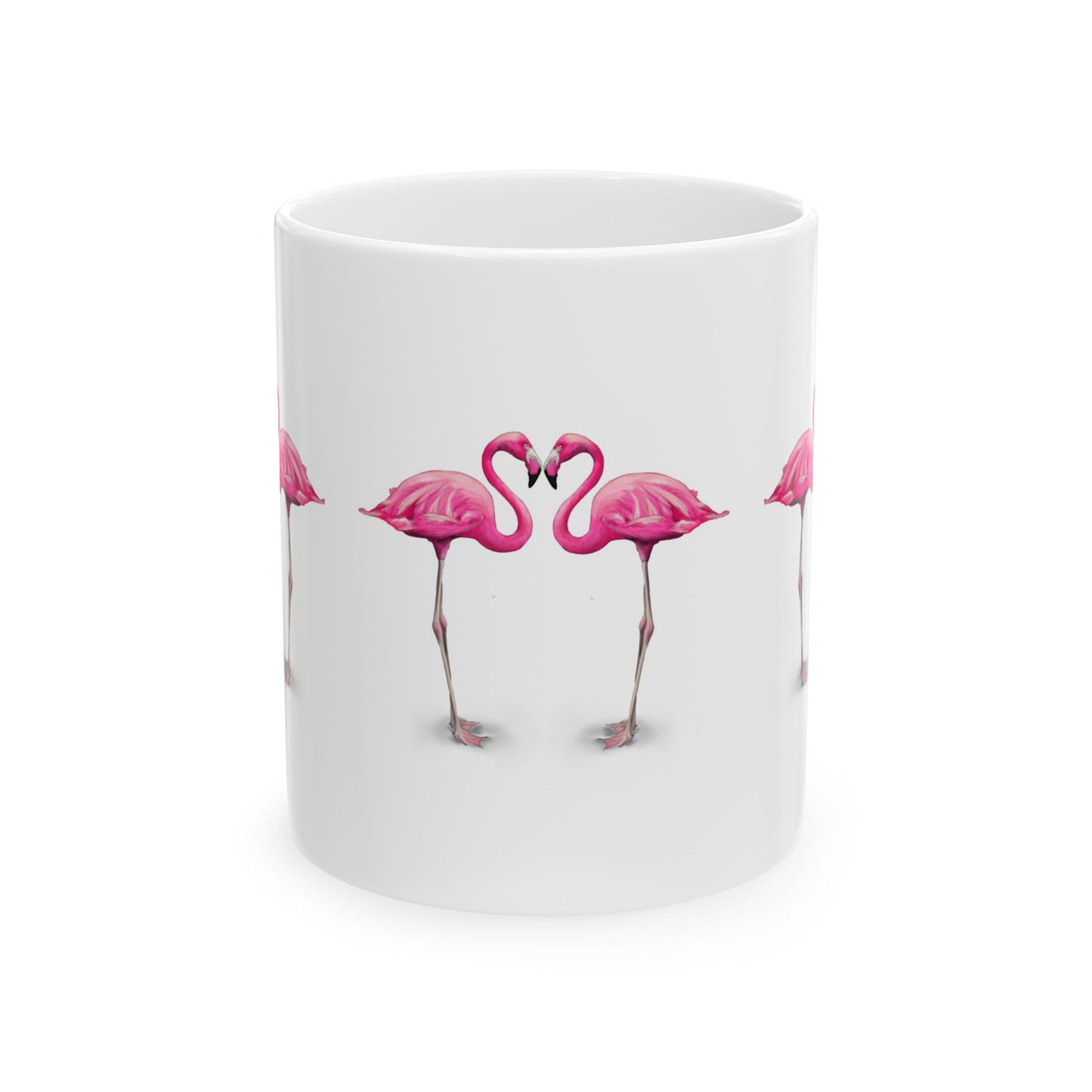 Flamingo Ceramic Mug, (11oz, 15oz)