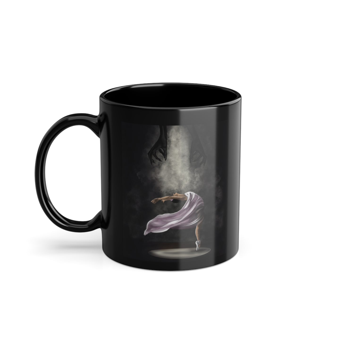 Black Coffee Cup, 11oz