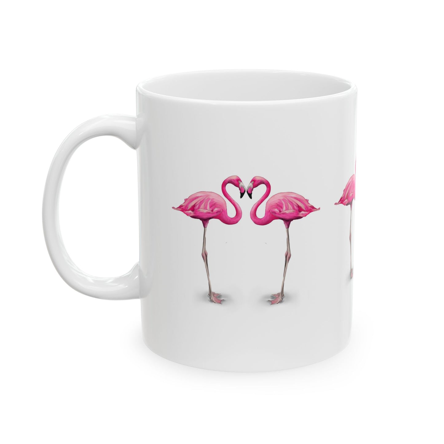 Flamingo Ceramic Mug, (11oz, 15oz)