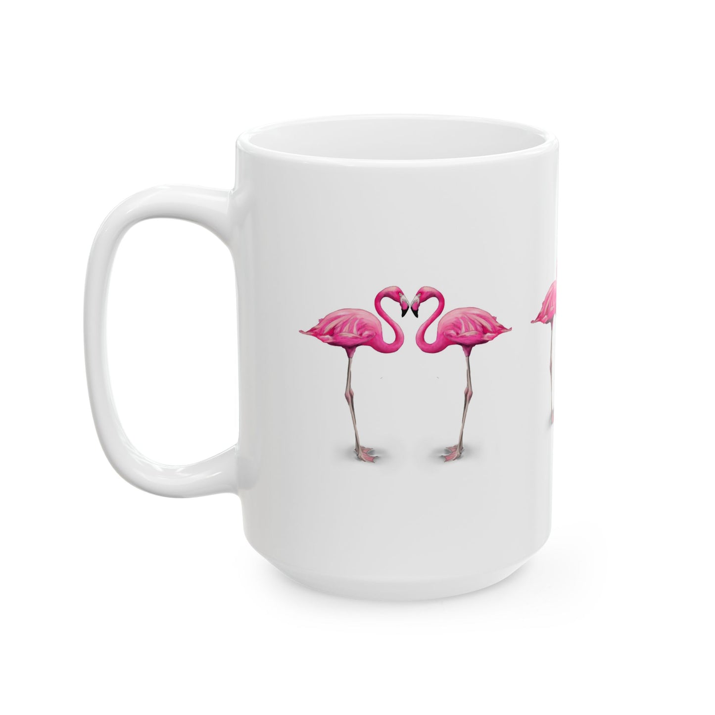 Flamingo Ceramic Mug, (11oz, 15oz)