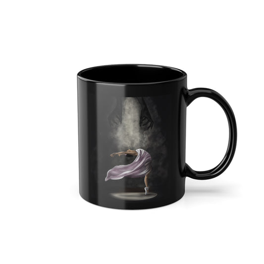 Black Coffee Cup, 11oz