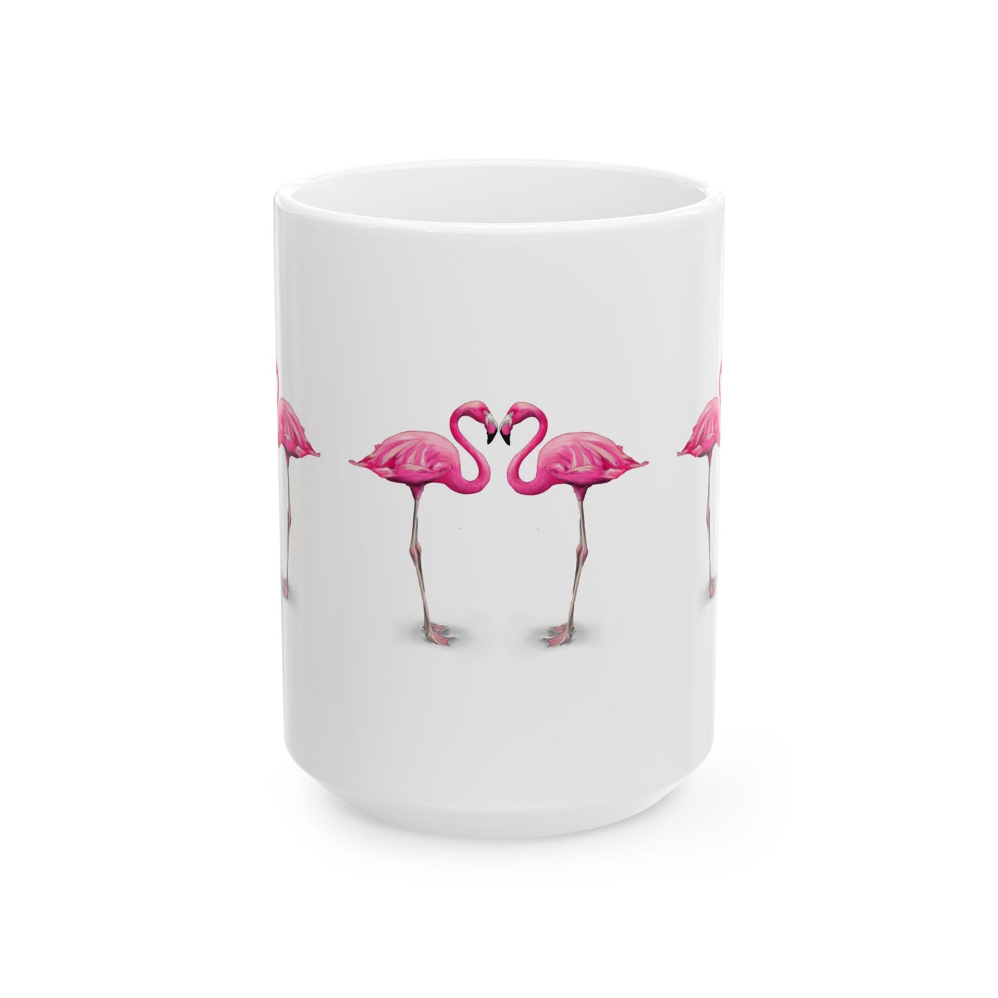 Flamingo Ceramic Mug, (11oz, 15oz)