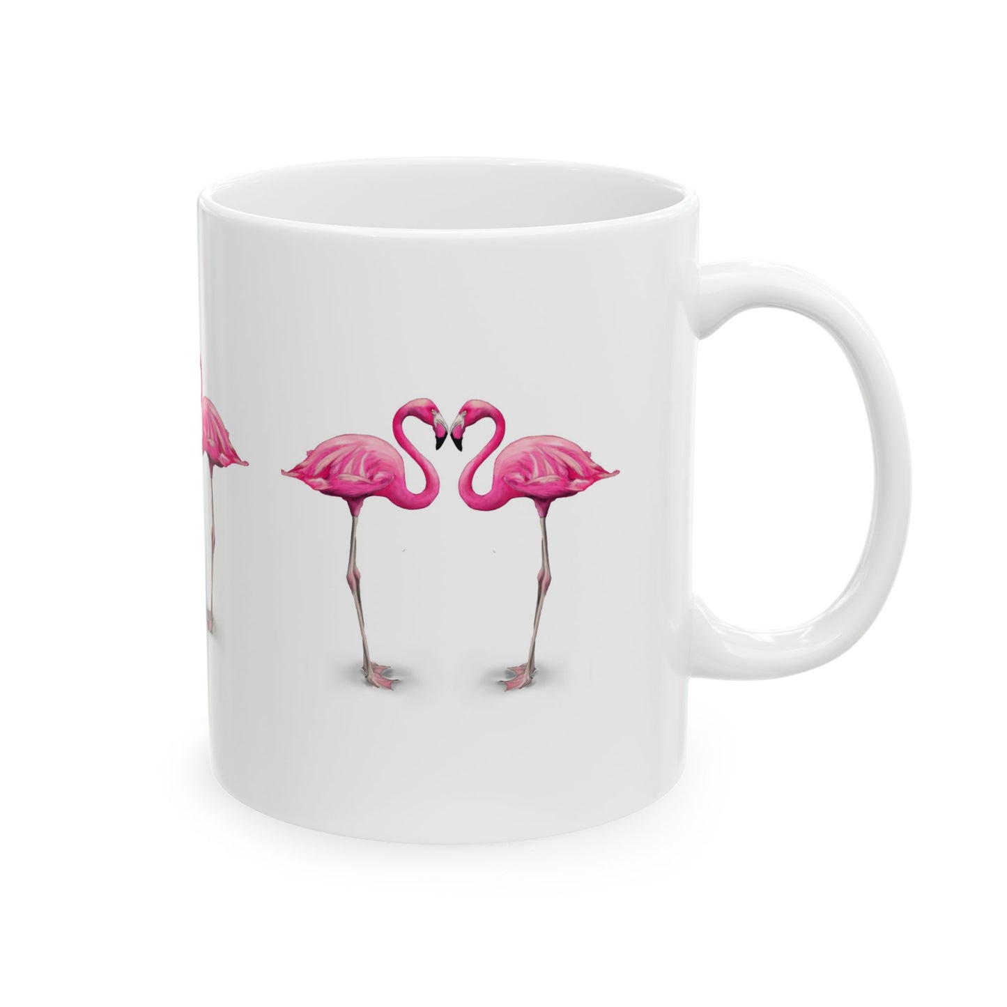 Flamingo Ceramic Mug, (11oz, 15oz)